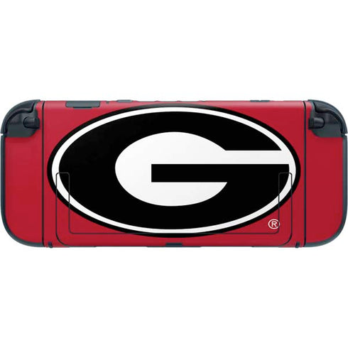 University of Georgia Logo Red Nintendo Switch 2 (2025) with Joy-Con Skin